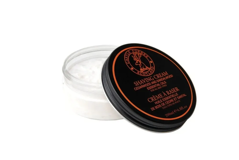 Castle Forbes Shaving Soaps & Cream|Cedarwood & Sandalwood Shaving Cream