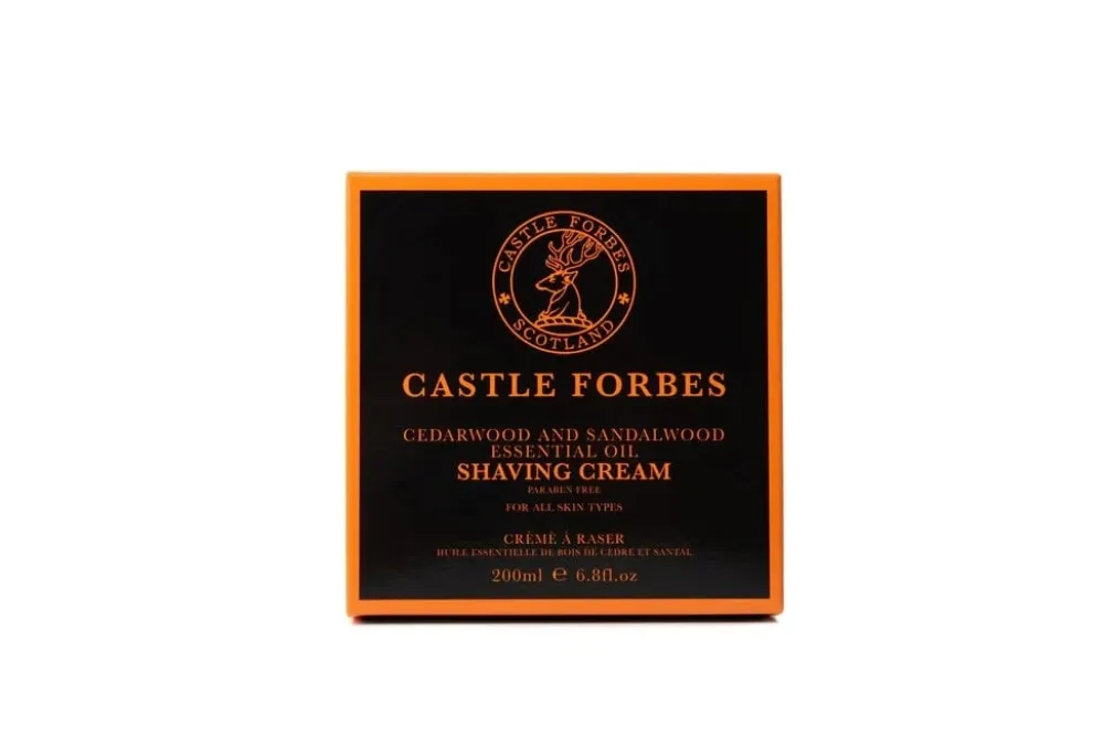 Castle Forbes Shaving Soaps & Cream|Cedarwood & Sandalwood Shaving Cream