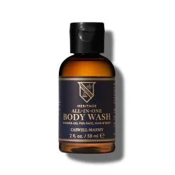 Caswell-Massey Bath & Shower|Beard & Mustache Care|Heritage All-in-One Travel Size Body Wash