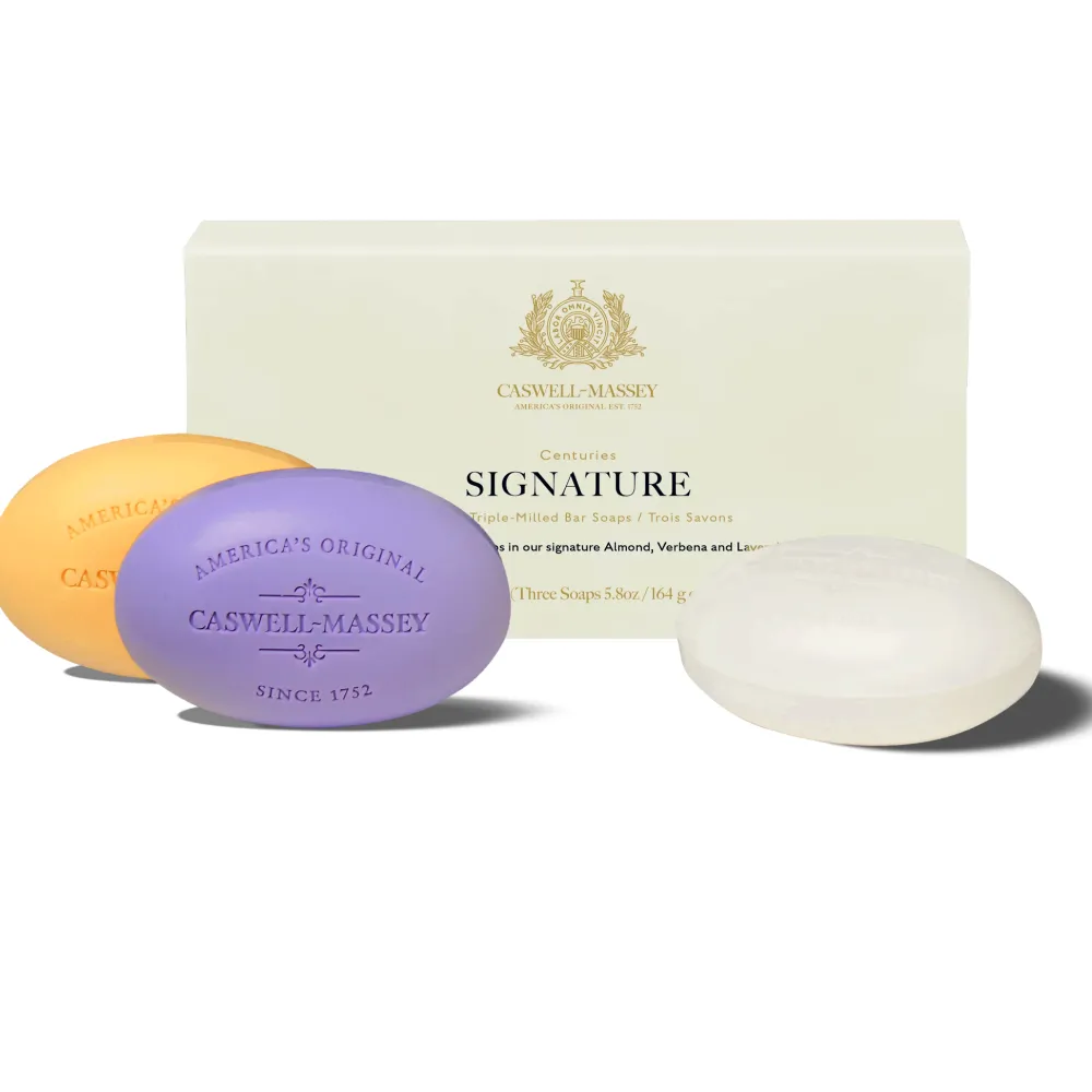 Caswell-Massey Bar Soaps|Centuries Signature Bar Soap Boxed Collection
