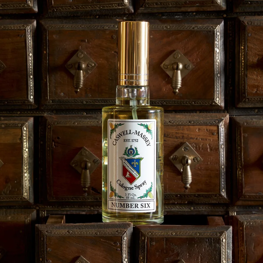 Caswell-Massey Men's Fragrance|Number Six Gold Cap Cologne
