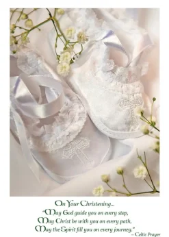 Greeting Cards|Celtic Prayer Christening Card