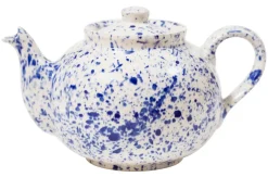 Ceramic Inspirations Teapots|Blue Splatter Medium Betty Teapot
