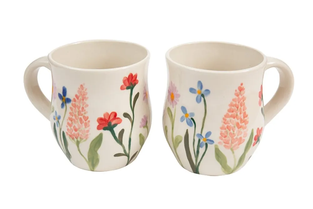 Ceramic Inspirations Assorted Mugs|Wildflower Curved Mug