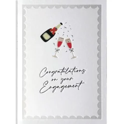 Greeting Cards|Champagne Engagement Card