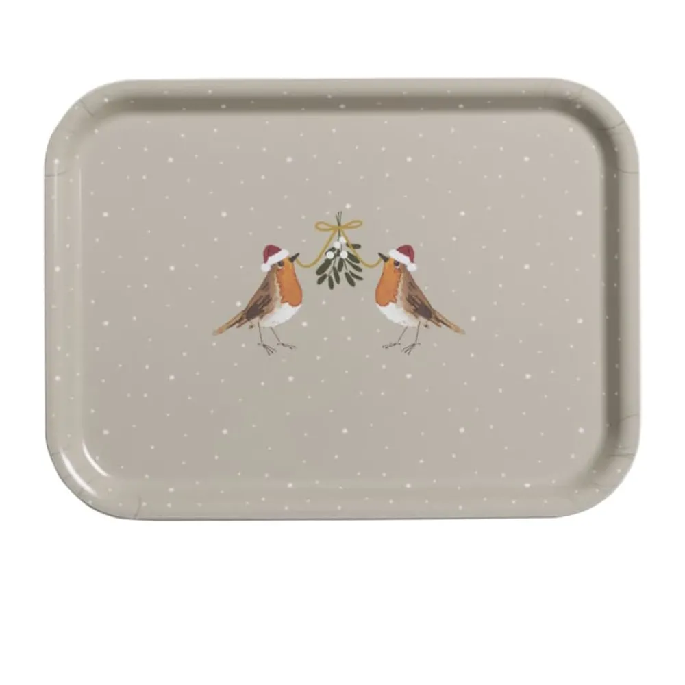 Trays|Christmas Robin Small Tray