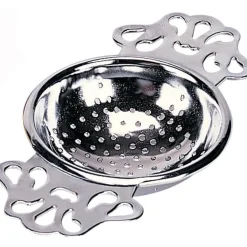 Strainers, Infusers & Spoons|Chrome English Tea Strainer