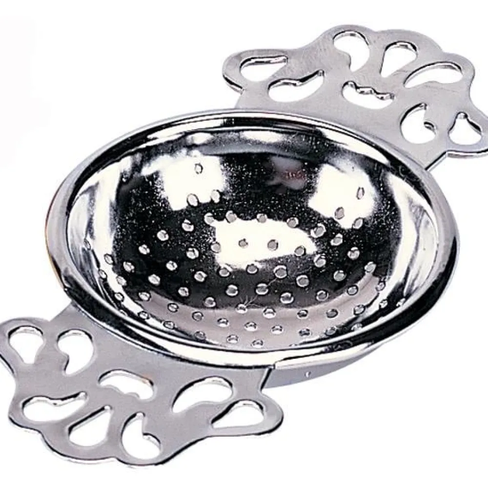 Strainers, Infusers & Spoons|Chrome English Tea Strainer