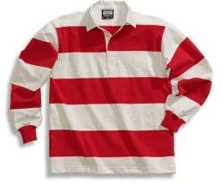 Shirts & Sweaters|Classic 4 Inch White/Red Rugby Shirt