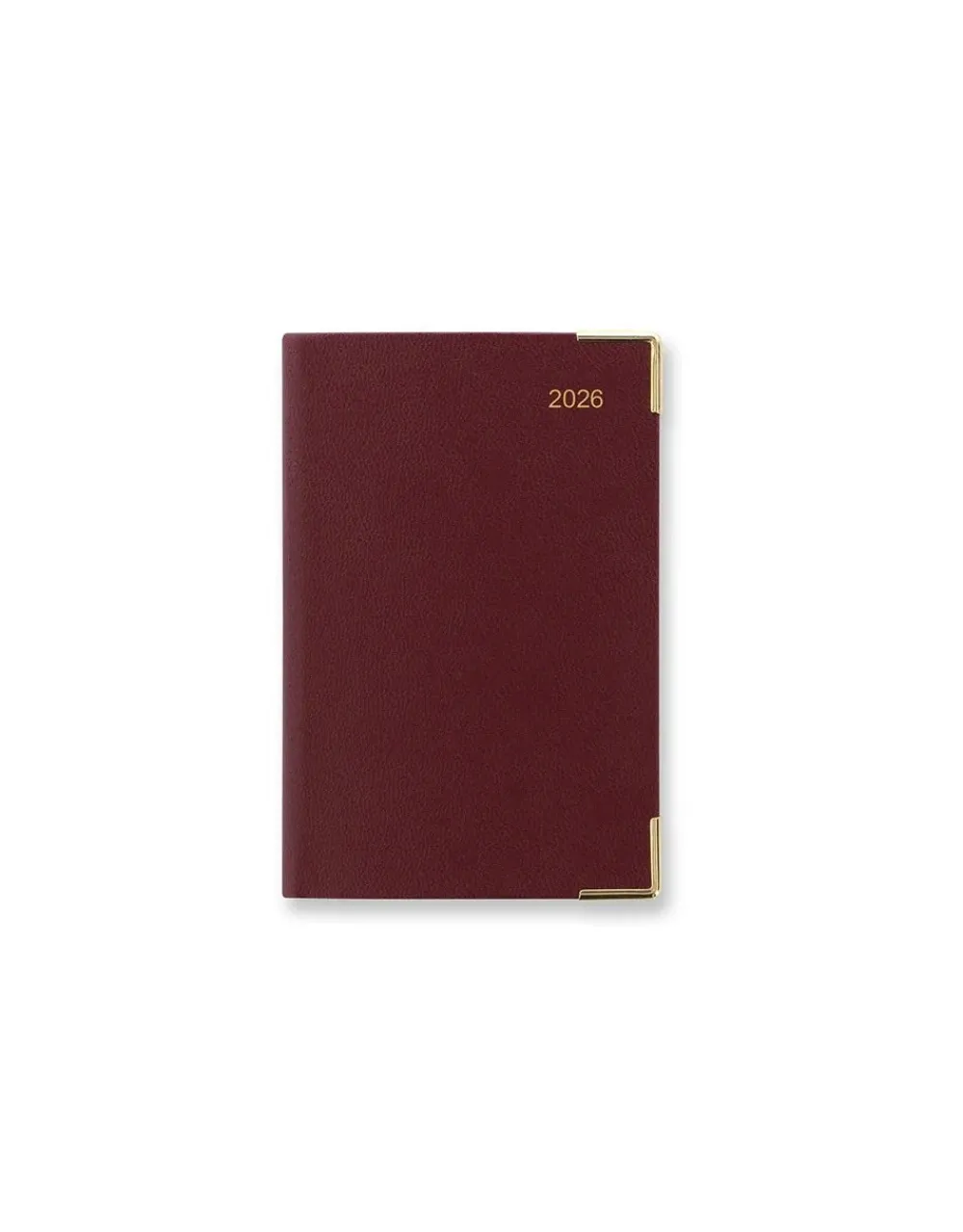 Journals & Other Stationery|Classic Mini Pocket Week to View Planner 2026, Sunday Start, Burgundy