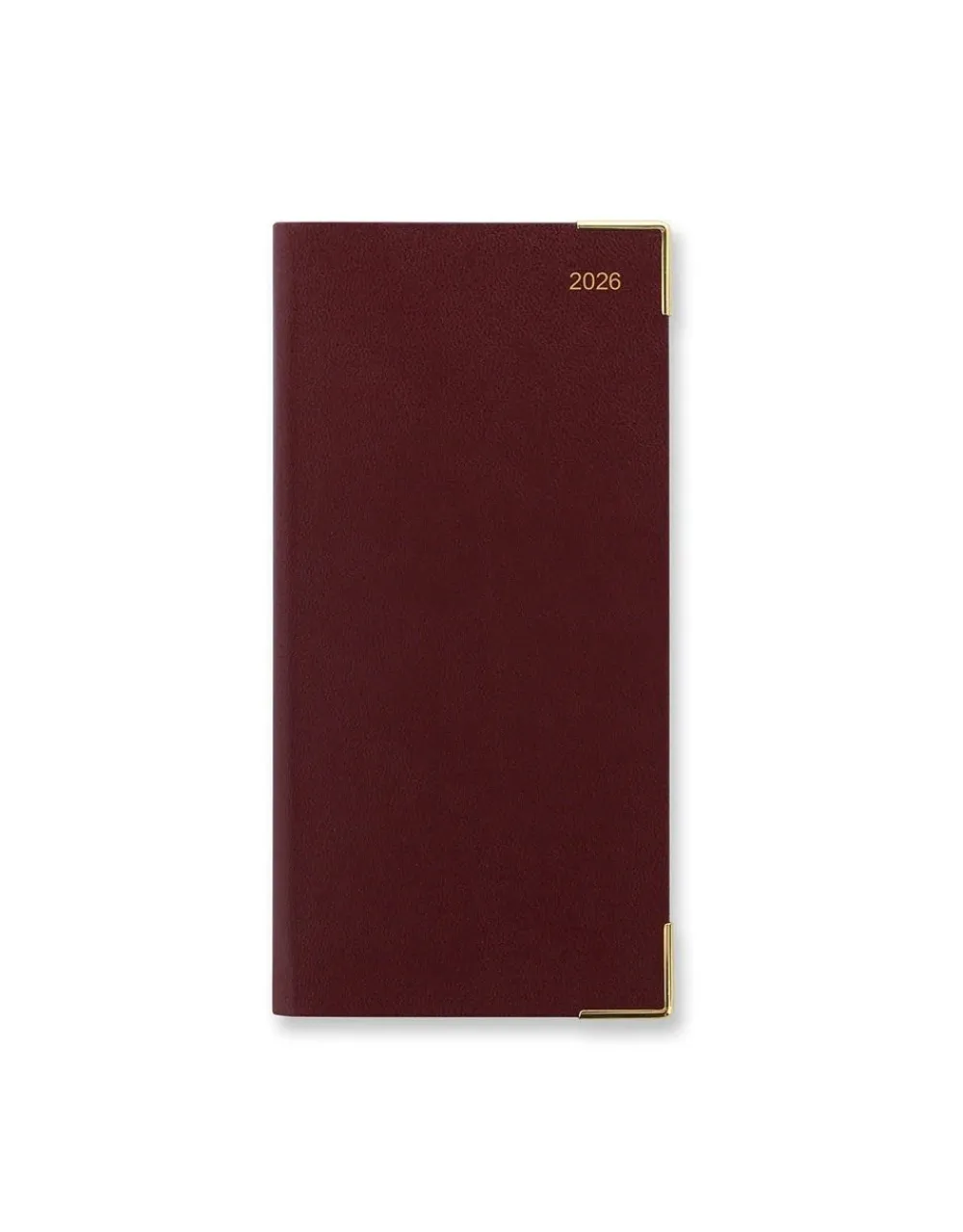 Journals & Other Stationery|Classic Slim Week to View Planner with Monthly Planners 2026, Burgundy