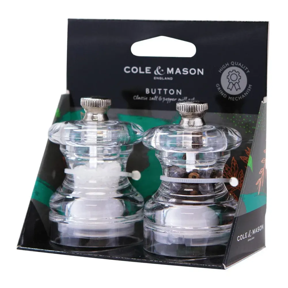 Kitchen Tools|Cole & Mason Button Salt & Pepper Mill Gift Set