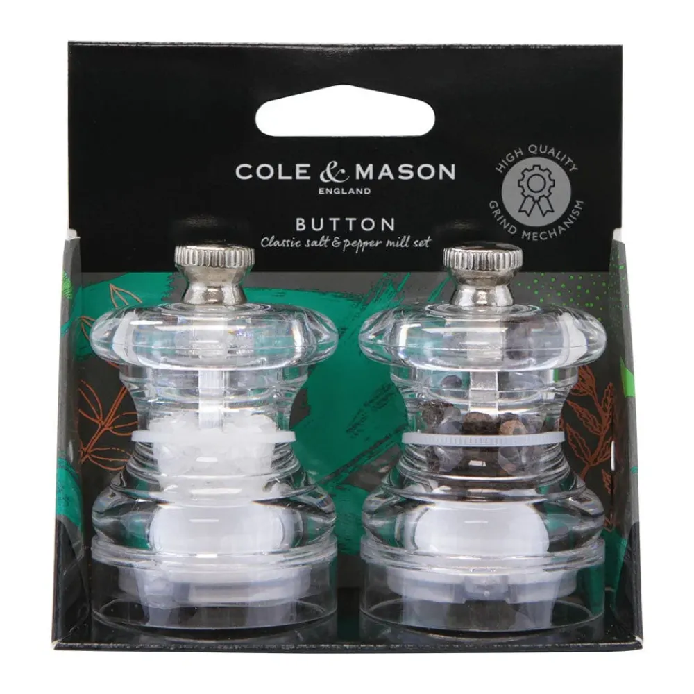 Kitchen Tools|Cole & Mason Button Salt & Pepper Mill Gift Set