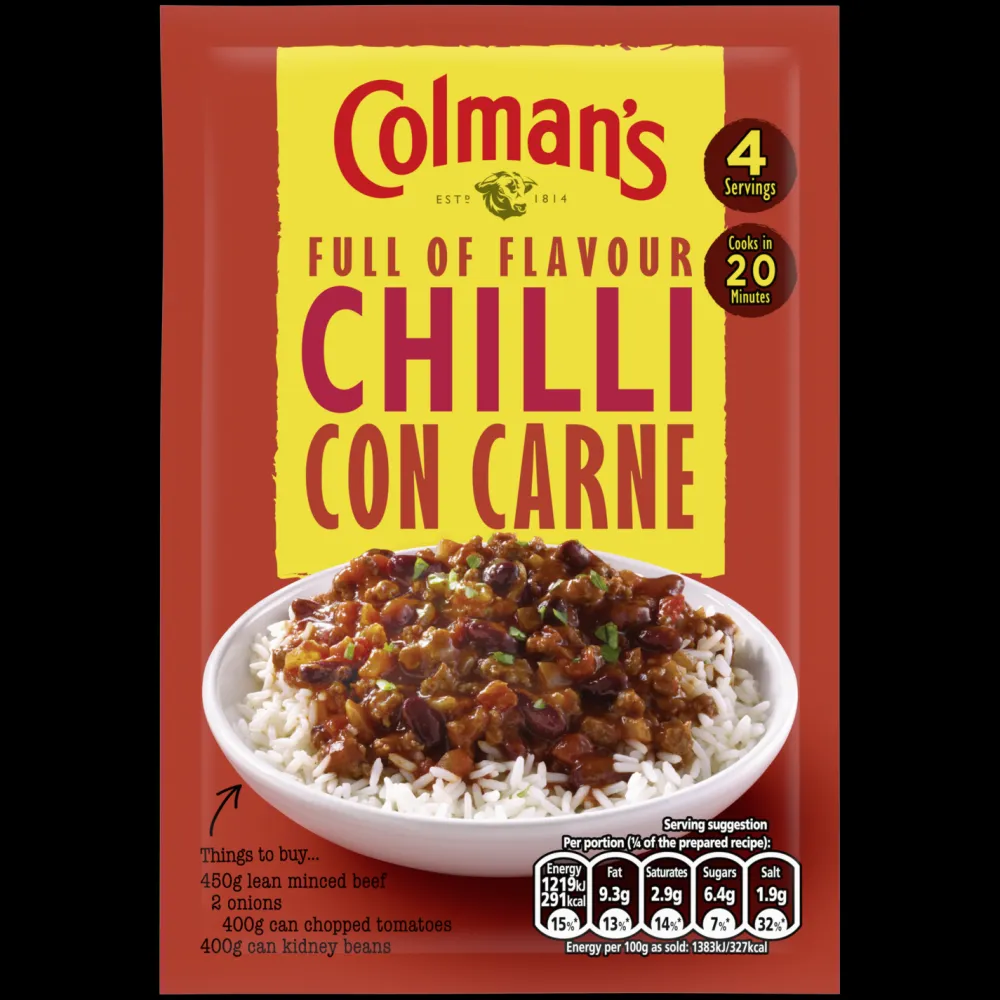 Groceries|Colman's Chili Con Carne Mix