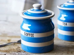 Cornishware Storage Jars|Cornishware|Blue Coffee Storage Jar