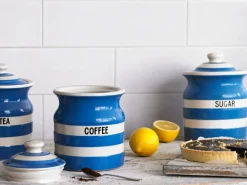 Cornishware Storage Jars|Cornishware|Blue Tea Storage Jar