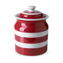 Cornishware Storage Jars|Cornishware|Red Small Storage Jar
