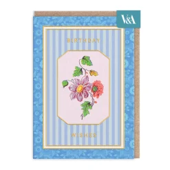 Greeting Cards|Cottagecore Flower on a Vine Birthday Card