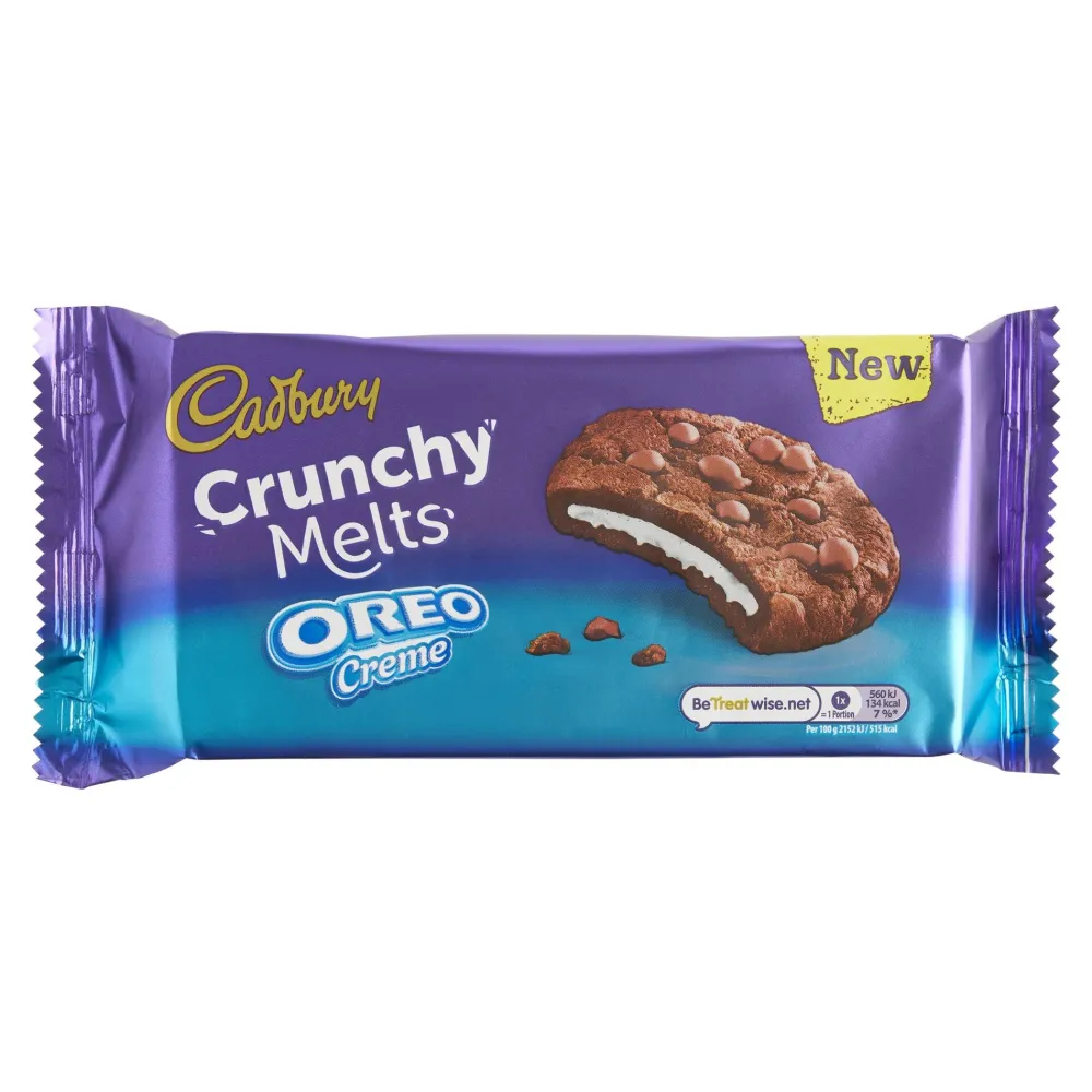 Biscuits|Crunchy Melts Oreo Creme 156g