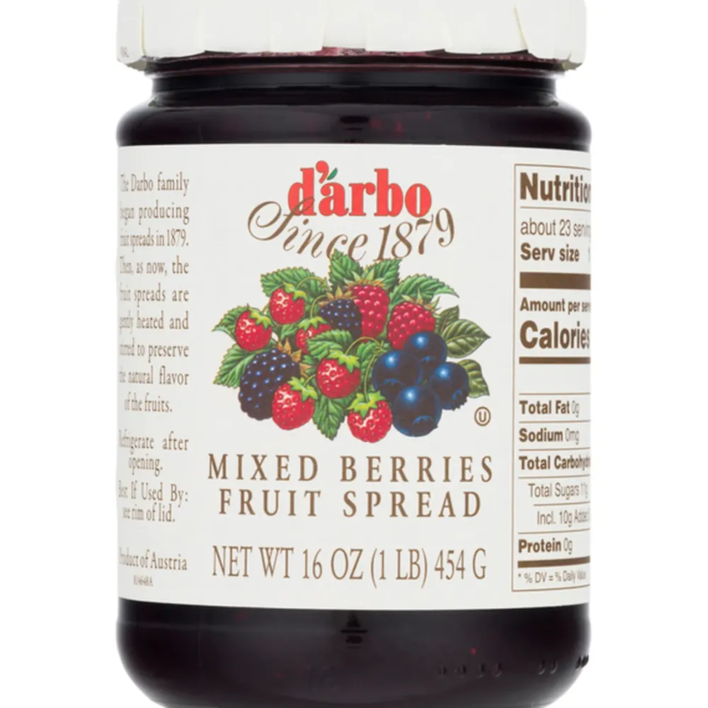 Jams & Marmalade|D'Arbo Mixed Berries Fruit Spread