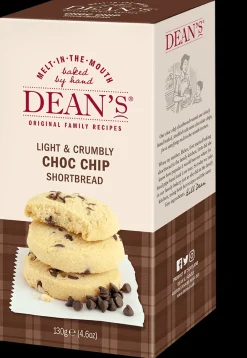 Biscuits|Dean's Light & Crumbly Chocolate Chip Shortbread