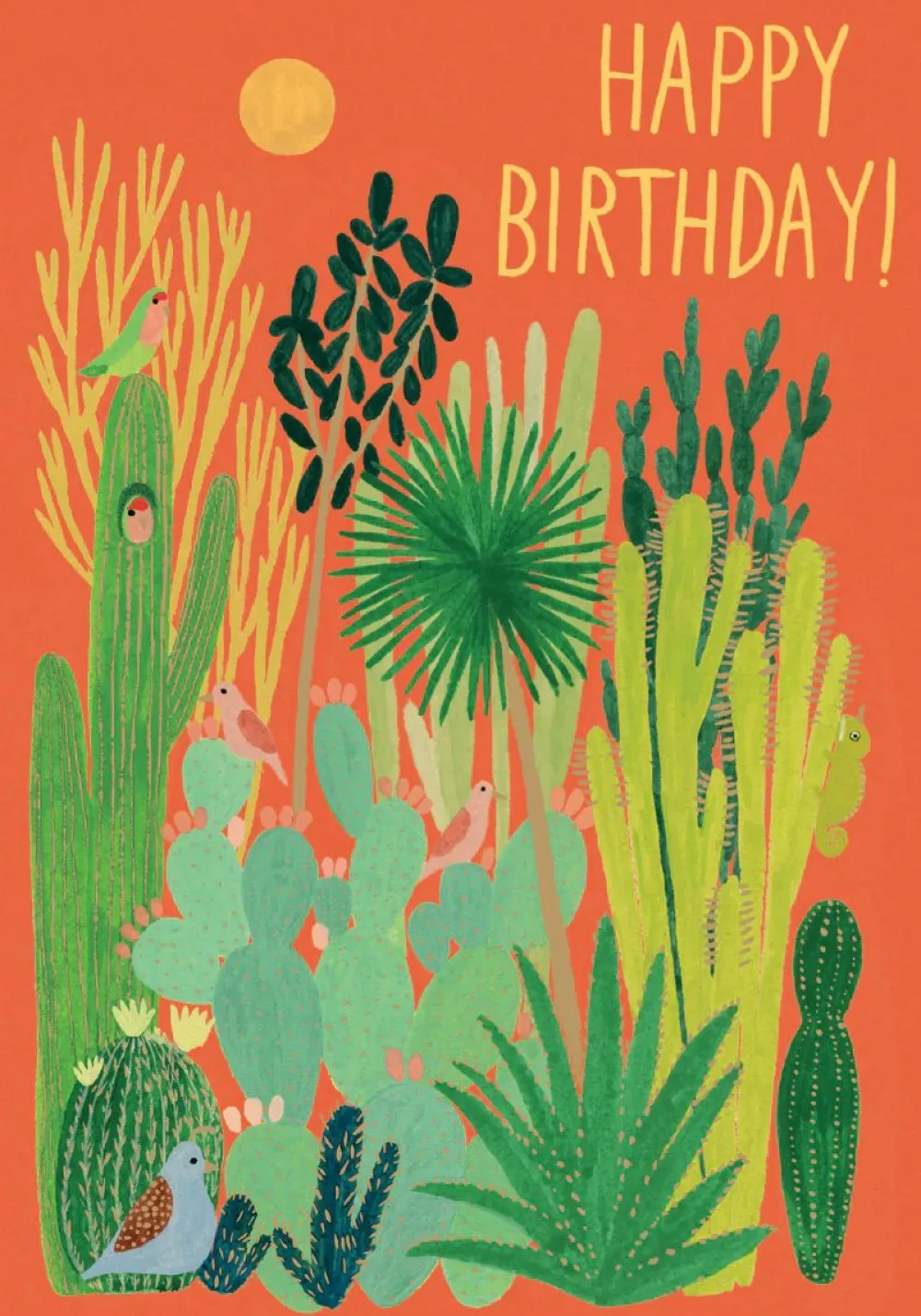 Greeting Cards|Desert Birthday Card