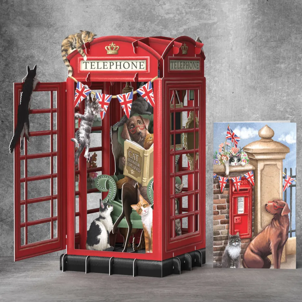 Greeting Cards|Dog & Bone 3D Greeting Card