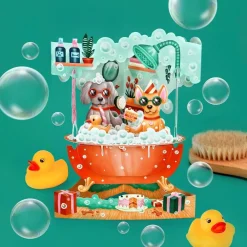 Greeting Cards|Doggy Bath Time Swing Card