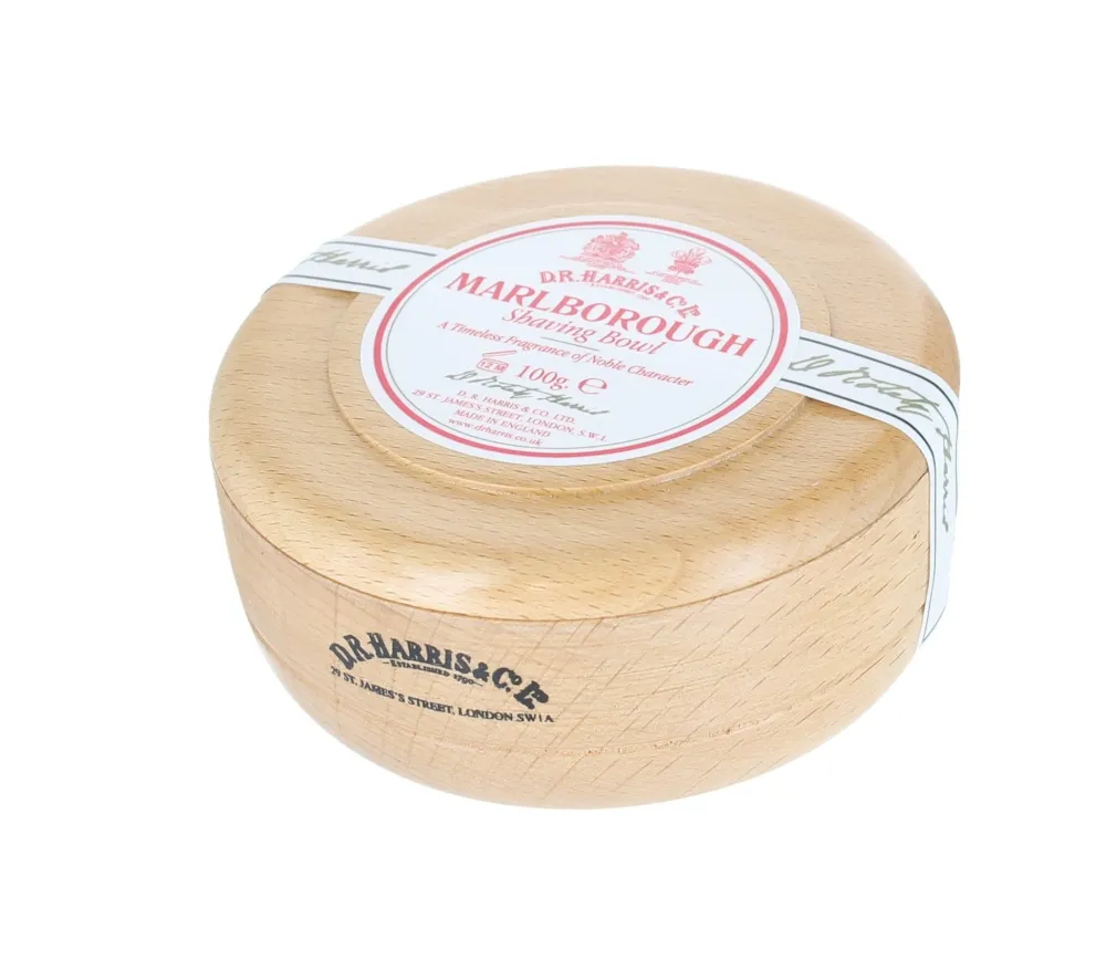 D.R. Harris Shaving Soaps & Cream|Marlborough Shaving Soap in a Beech Bowl 100g