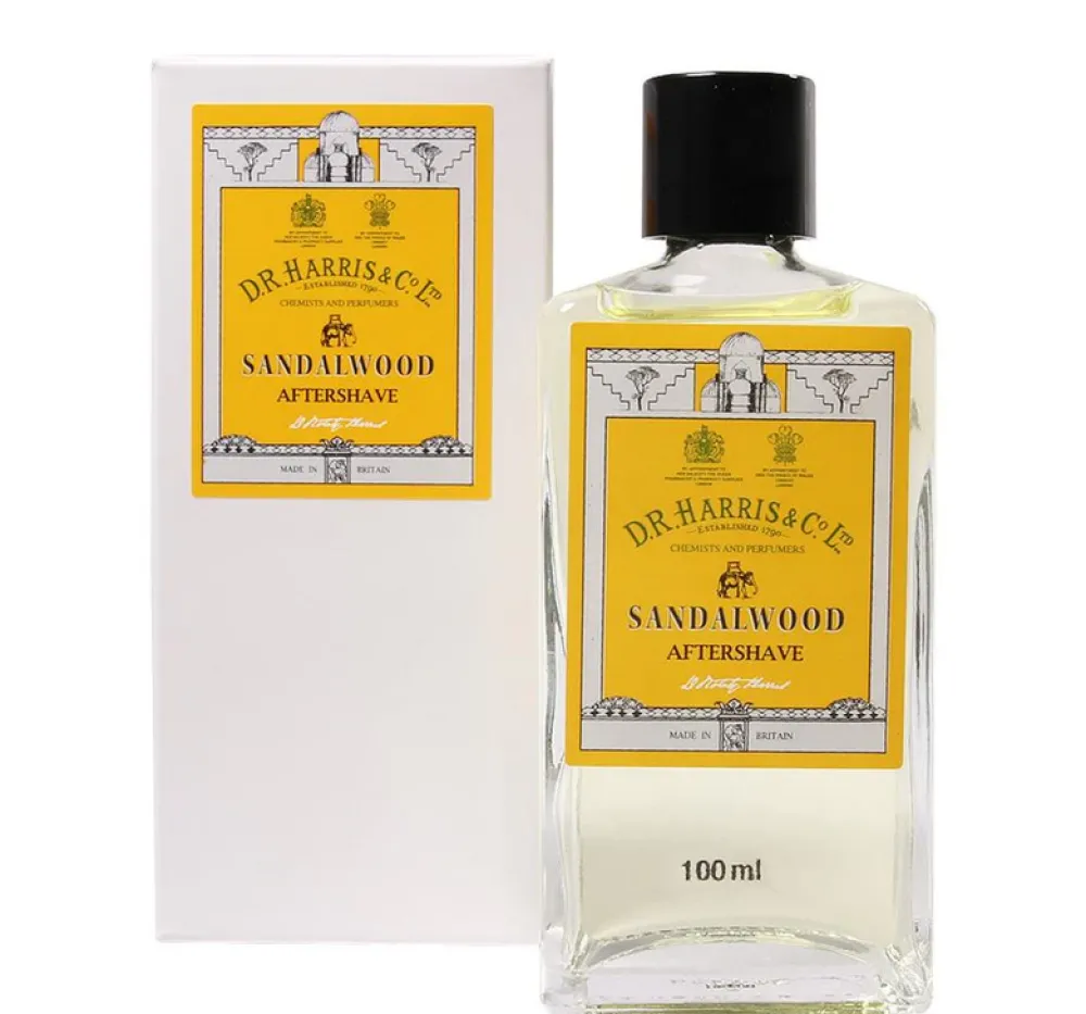 D.R. Harris Pre-Shave & Post-Shave|Sandalwood Aftershave 100ml