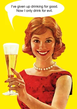 Greeting Cards|Drinking for Good Greeting Card