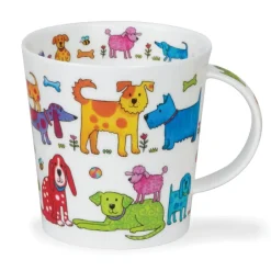 Dunoon Shape: Cairngorm|Cairngorm Colorful Crew Dog Mug