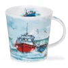 Dunoon Shape: Cairngorm|Cairngorm Fishing Boats Red Mug