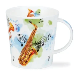 Dunoon Shape: Cairngorm|Cairngorm Making Music Saxophone Mug