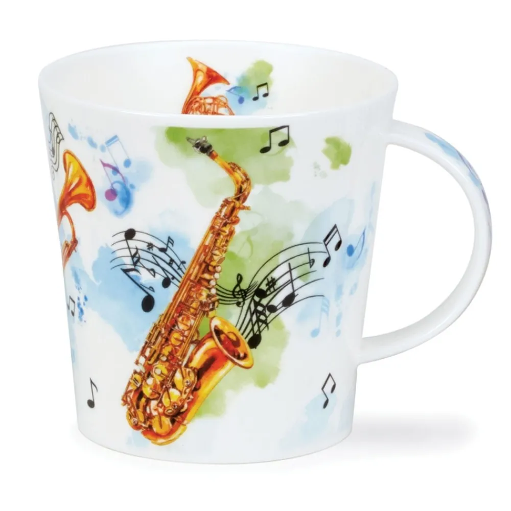 Dunoon Shape: Cairngorm|Cairngorm Making Music Saxophone Mug