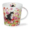 Dunoon Shape: Cairngorm|Cairngorm Pretty Paws Black & White Mug