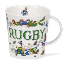 Dunoon Shape: Cairngorm|Cairngorm Sporting Antics Rugby Mug