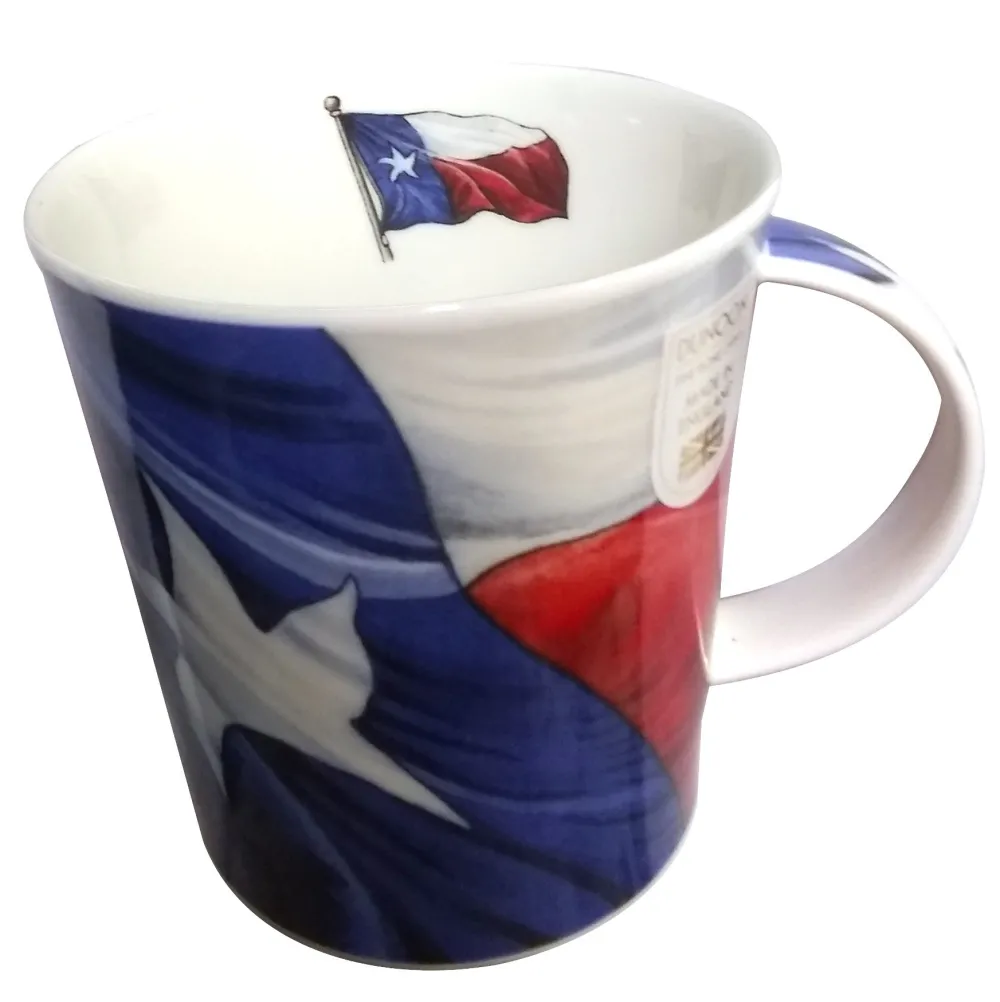 Dunoon Shape: Cairngorm|Cairngorm Texas Flag Mug