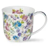 Dunoon Shape: Cumbrae|Cumbrae Belles Fleurs Blue Mug