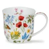 Dunoon Shape: Cumbrae|Cumbrae Wild Flowers Poppy Mug