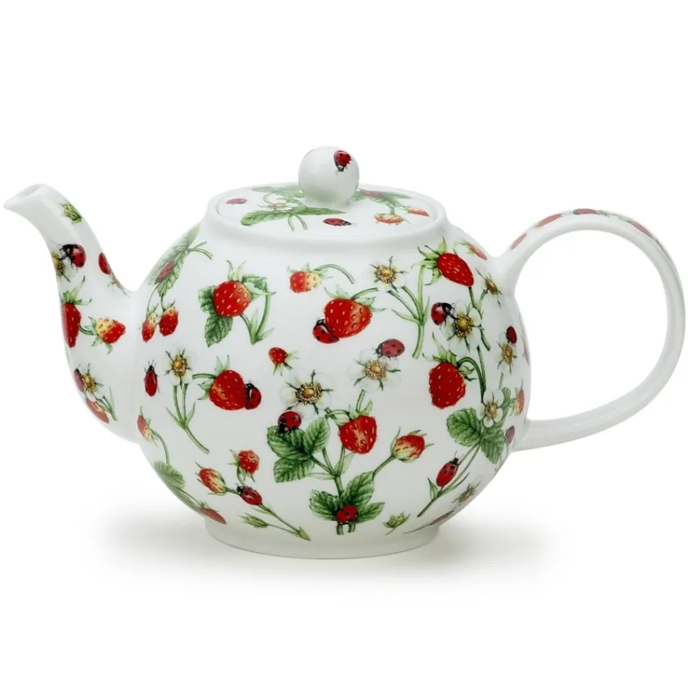 Dunoon Teapots|Dovedale Strawberry Small Teapot