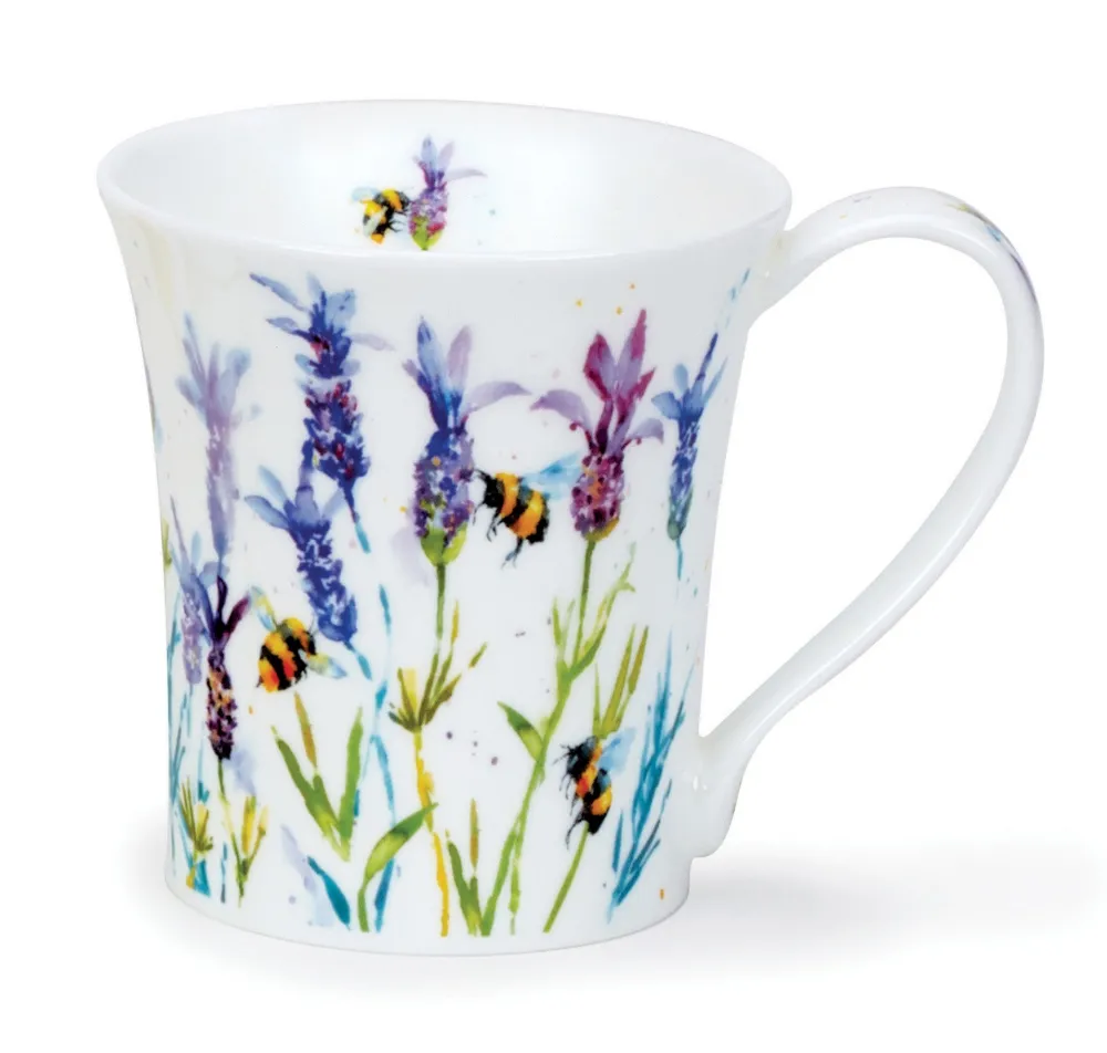 Dunoon Shape: Jura|Jura Busy Bees Lavender Mug