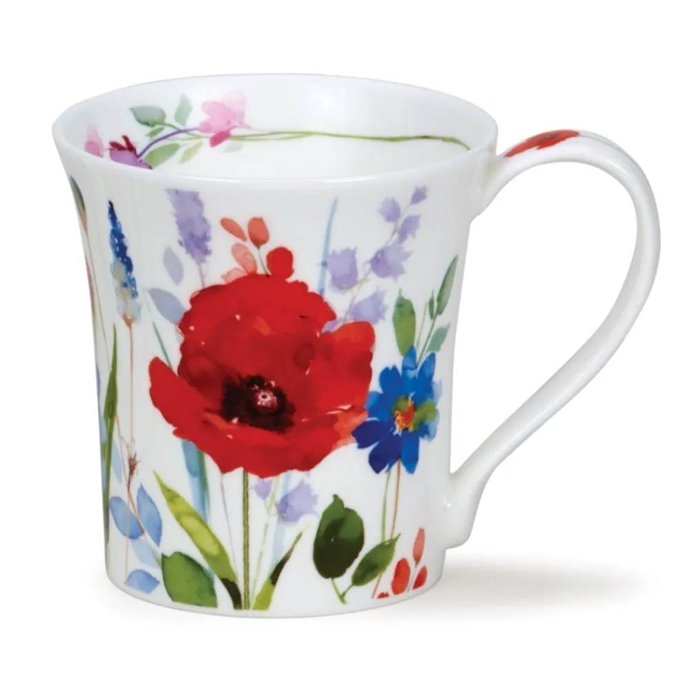 Dunoon Shape: Jura|Jura Wild Garden Poppy Mug