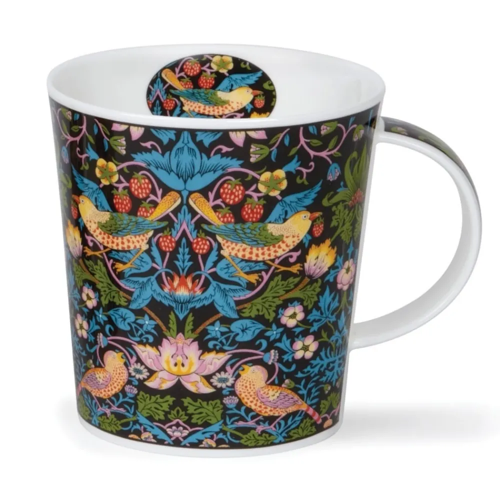 Dunoon Shape: Lomond|Lomond Arts & Crafts Strawberry Thief Mug