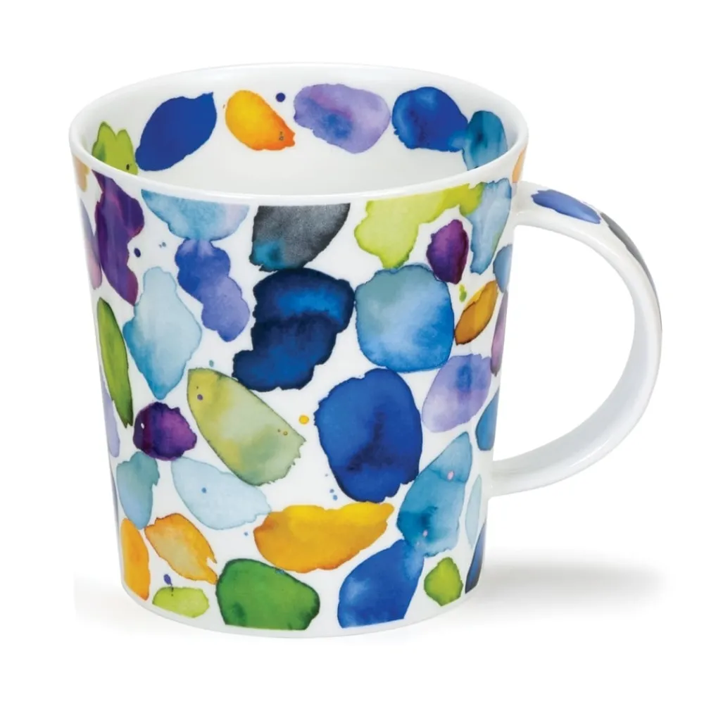 Dunoon Shape: Lomond|Lomond Blobs! Blue Mug