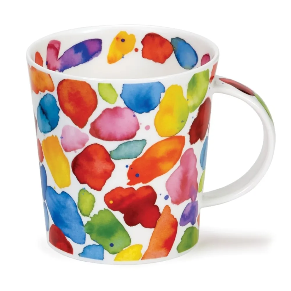 Dunoon Shape: Lomond|Lomond Blobs! Red Mug