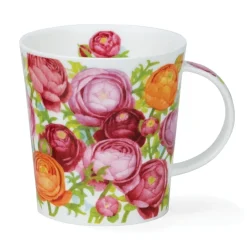 Dunoon Shape: Lomond|Lomond Flora Bonita Ranunculus Mug
