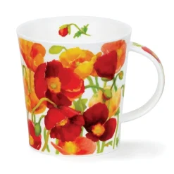 Dunoon Shape: Lomond|Lomond Kelmscott Red Mug