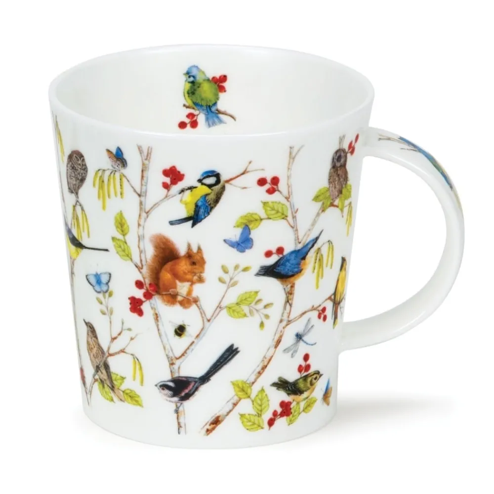 Dunoon Shape: Lomond|Lomond Secret Wood Blue Tit Mug