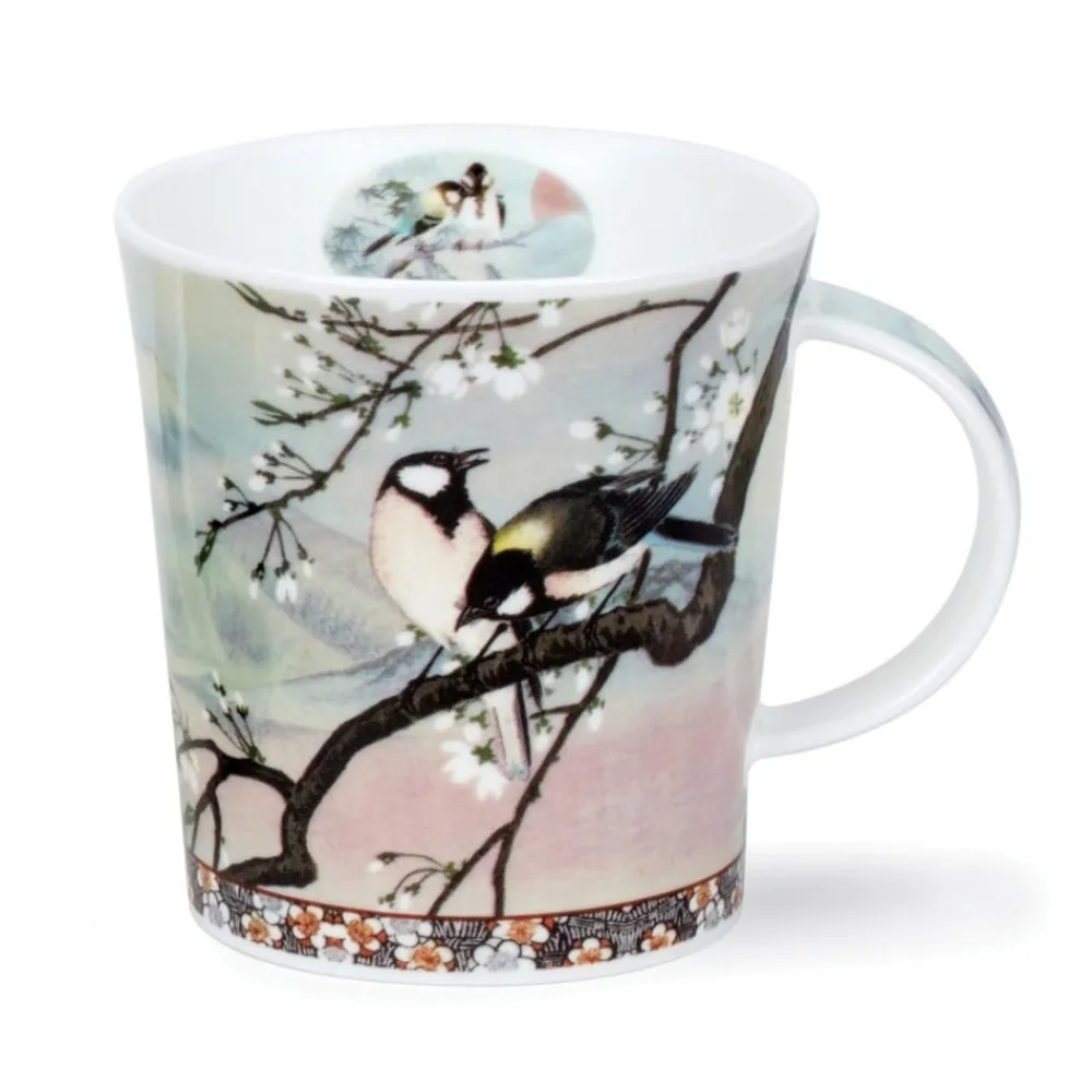 Dunoon Shape: Lomond|Lomond Ukiyo-E Birds Mug